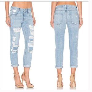 Lovers + Friends Distressed Ezra Boyfriend Jeans Size 30 O159